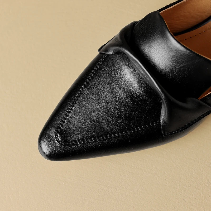 RIVIERA CLASSIC LEATHER MULES