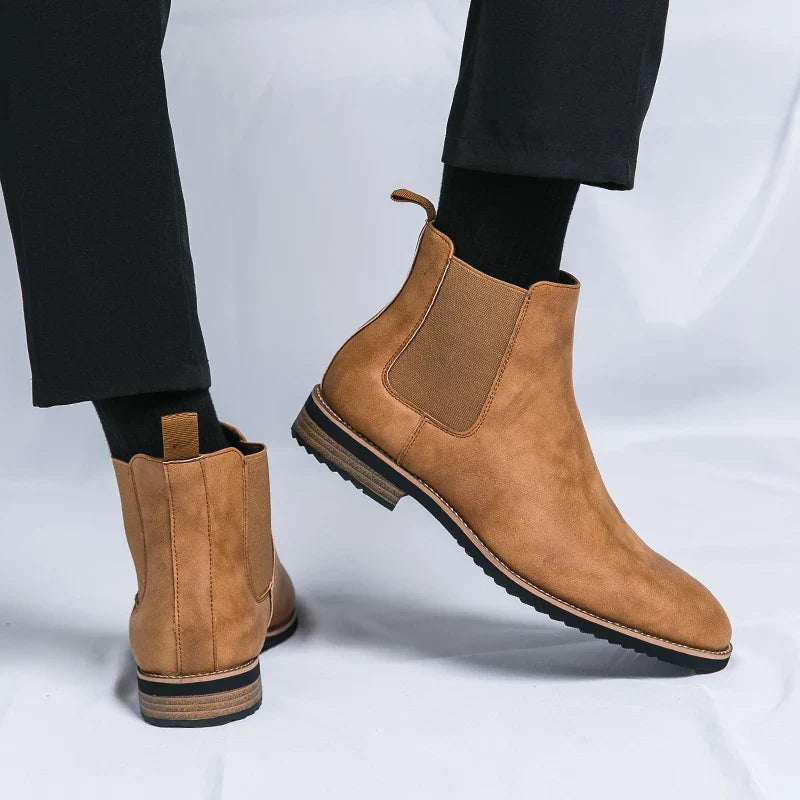 MARKSEN CHELSEA LEATHER BOOTS