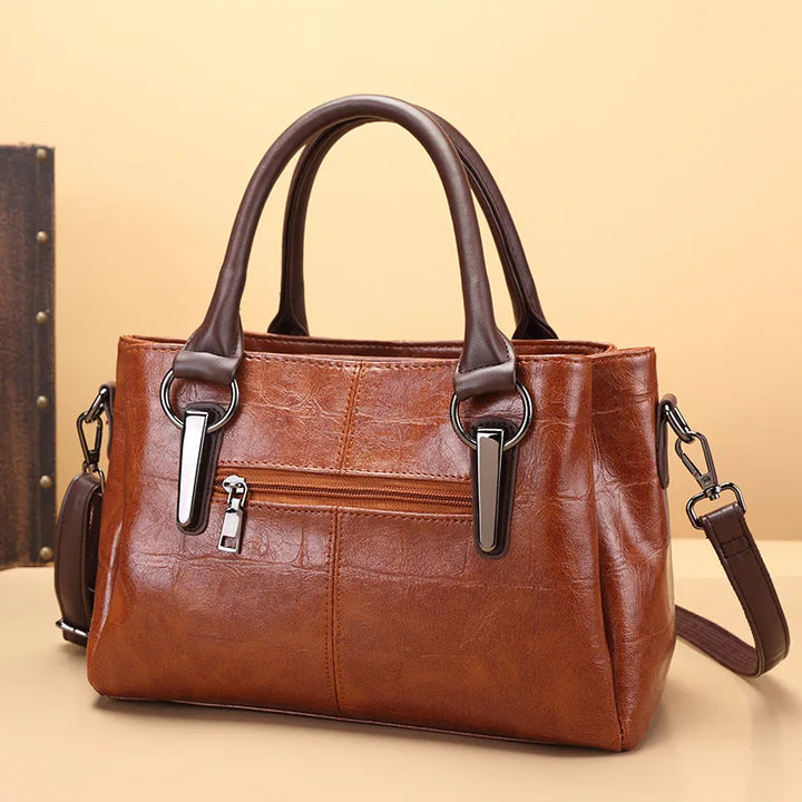 ALESSIA CLASSIC LEATHER HANDBAG
