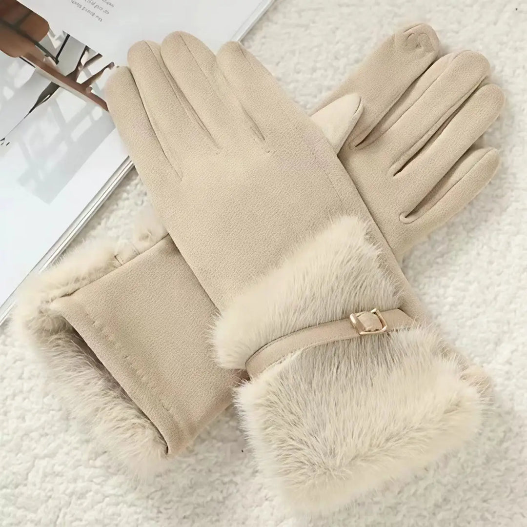 ISABELLA FUR TRIM GLOVES