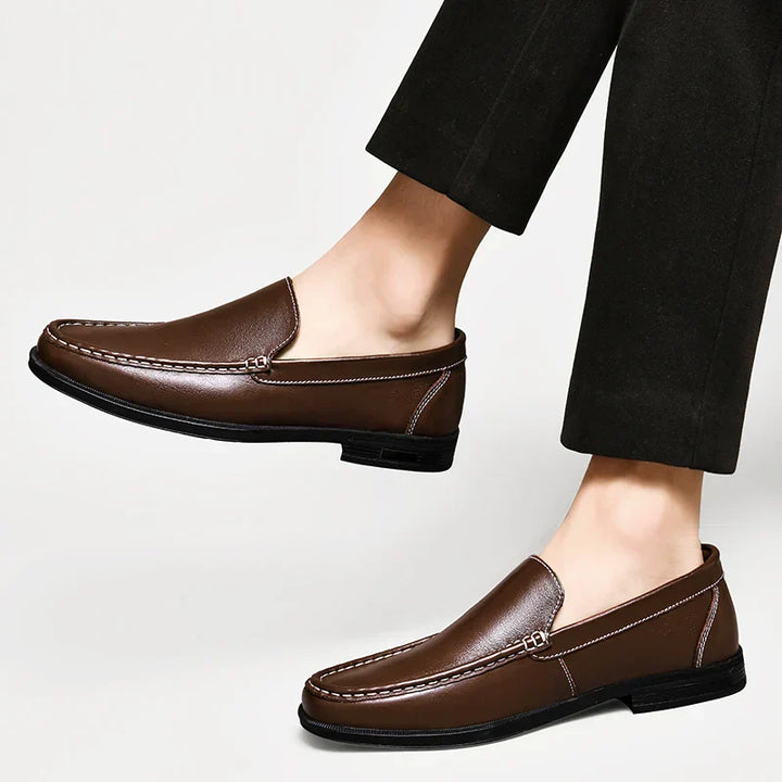 WESTON CLASSIC LEATHER LOAFERS