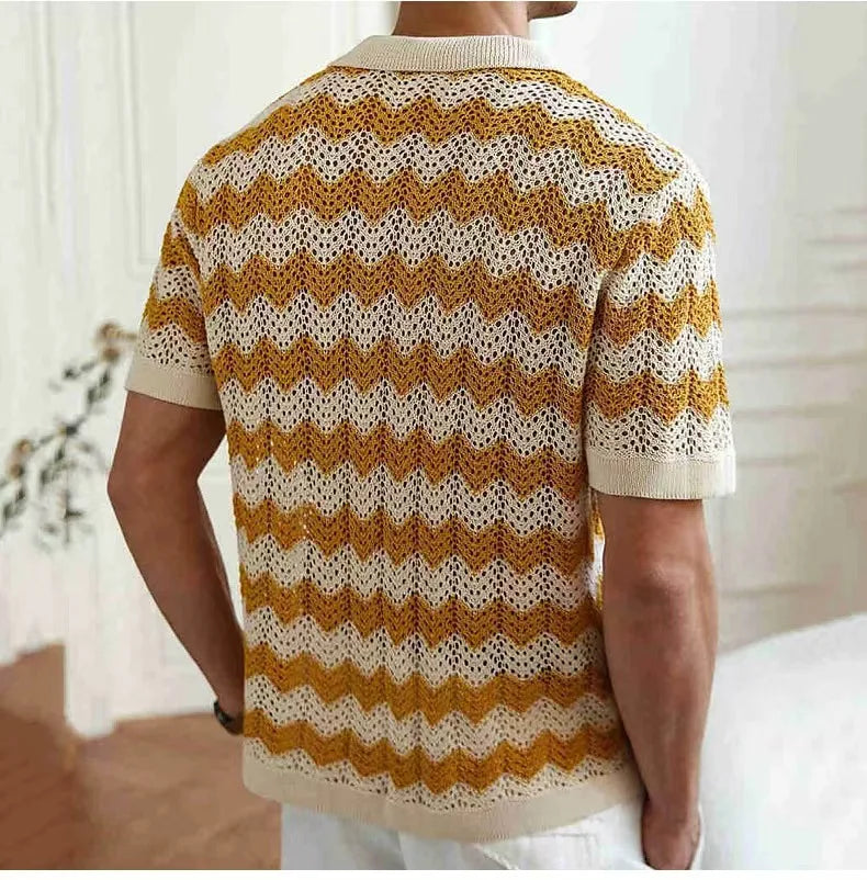 RIVIERA WAVE KNIT SHIRT