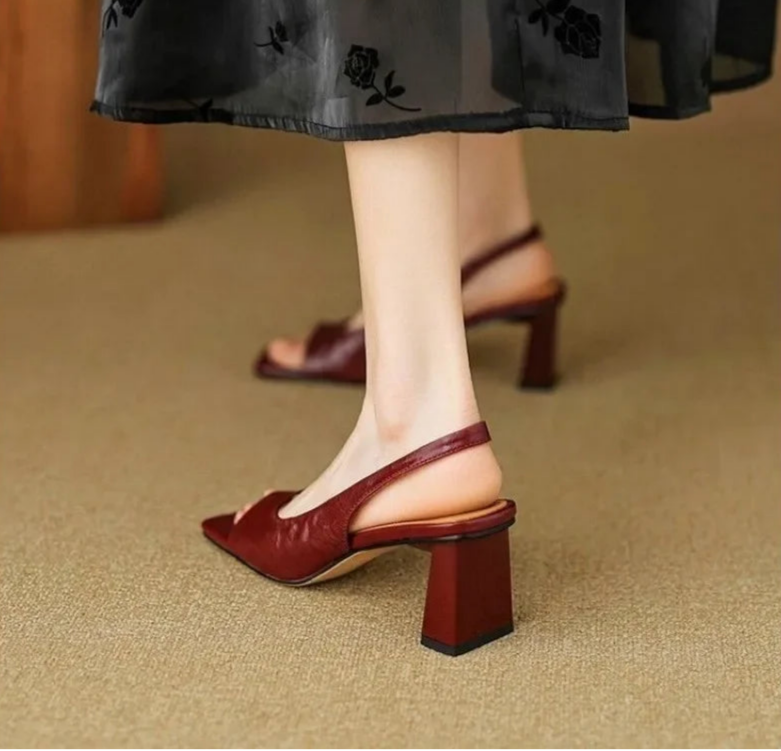 TERRA NOVA LEATHER HEELS