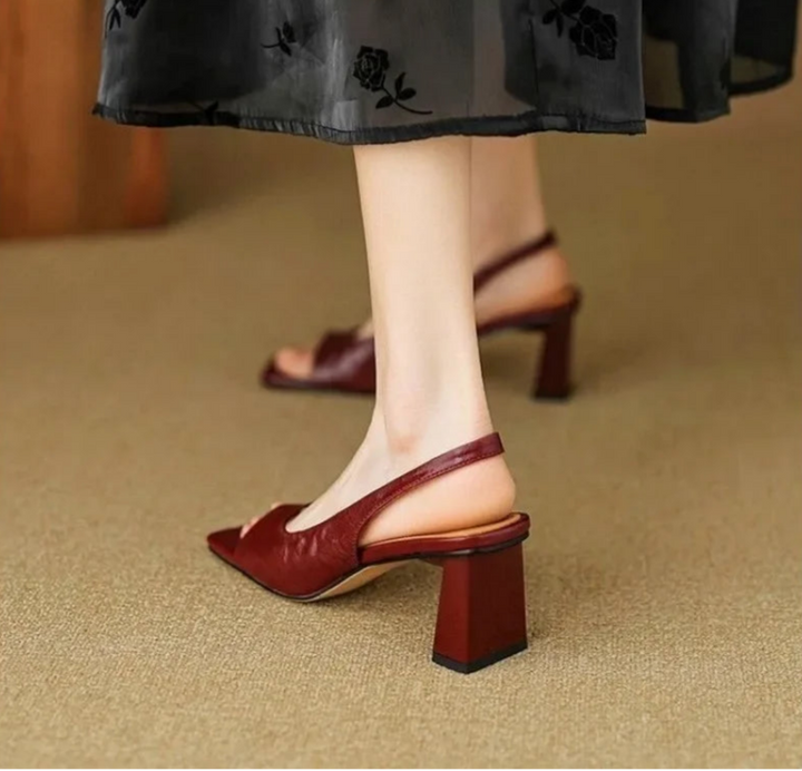 TERRA NOVA LEATHER HEELS