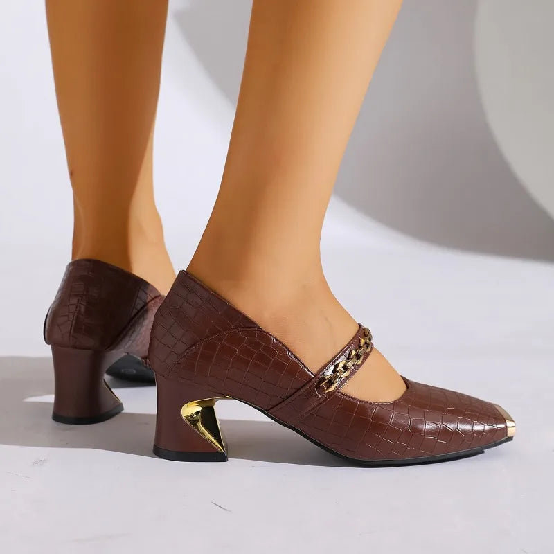 VICTORIA BLOCK HEELS