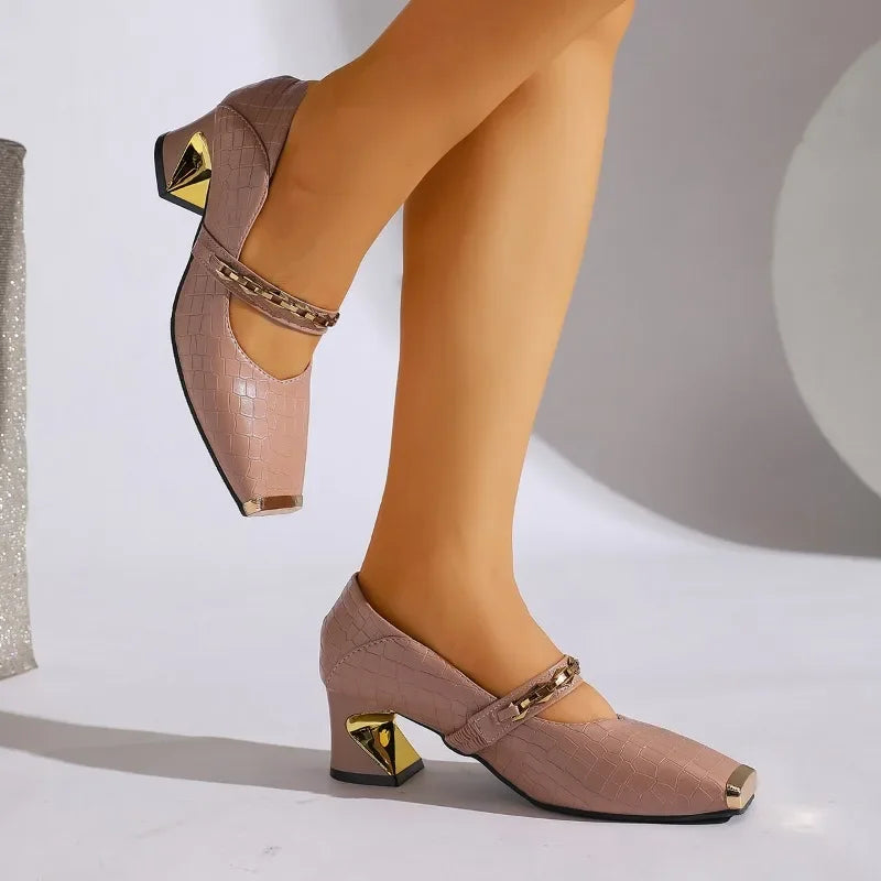 VICTORIA BLOCK HEELS