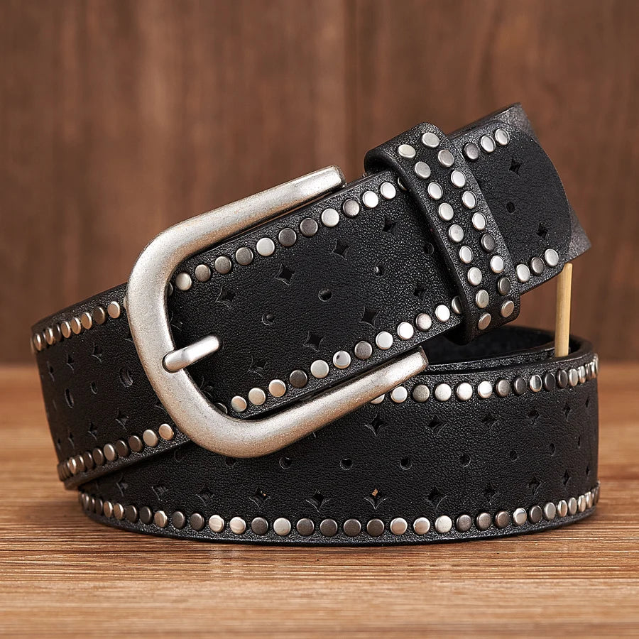 VICTORIA STAR-STUDDED BELT