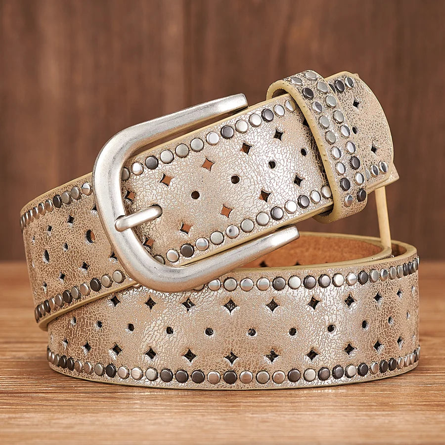 VICTORIA STAR-STUDDED BELT