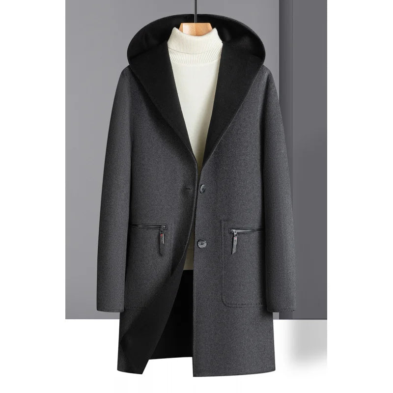 Armitage Reversible Wool Blend Topcoat