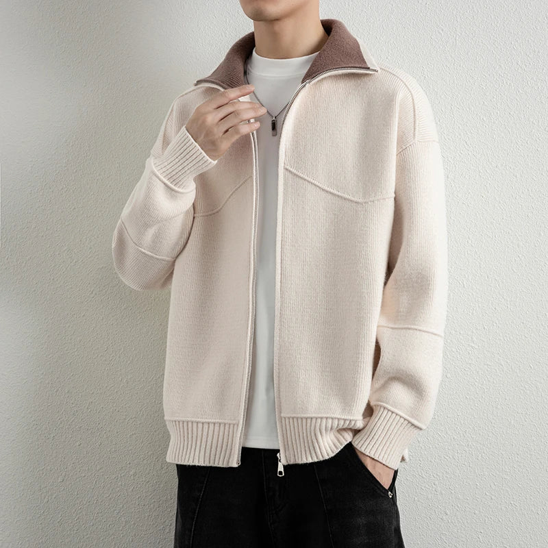 BERNARD ZIP CARDIGAN
