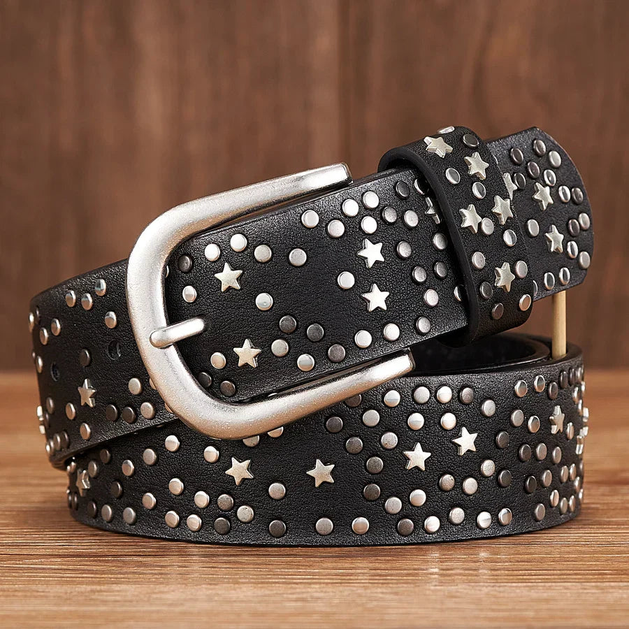 SIERRA STAR-STUDDED BELT