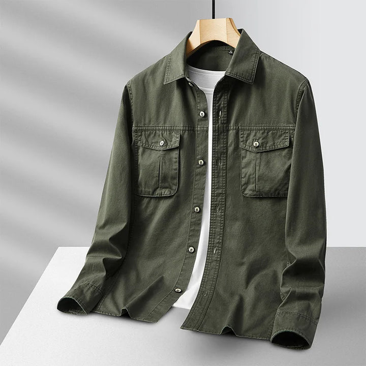 LEVARO COTTON OVER SHIRT