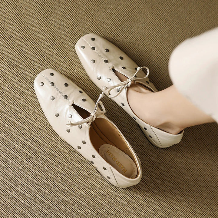 VICTORIA STUDDED LOAFERS