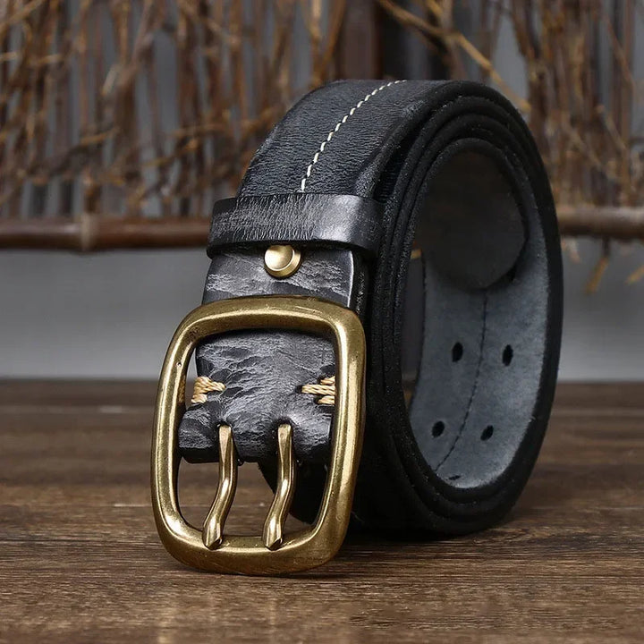 IRONSPIRE COWHIDE LEATHER BELT