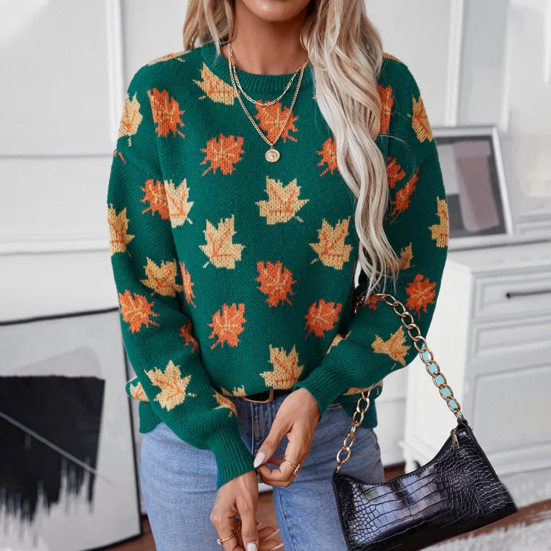 VERA MAPLE KNIT SWEATER