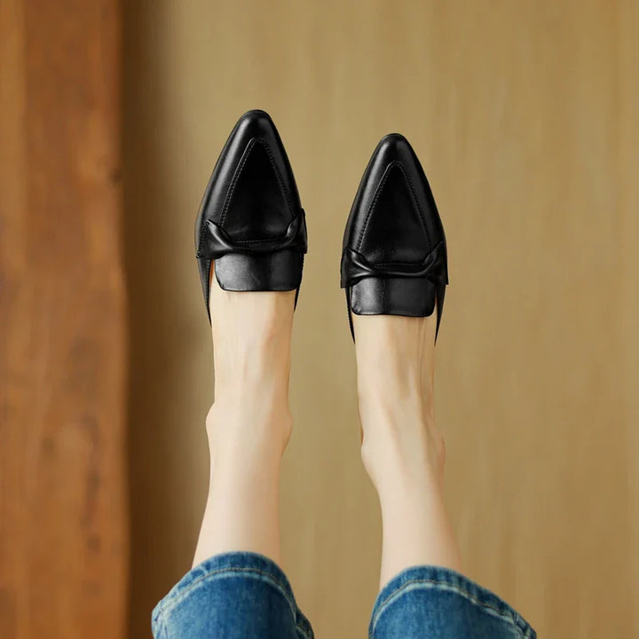 RIVIERA CLASSIC LEATHER MULES