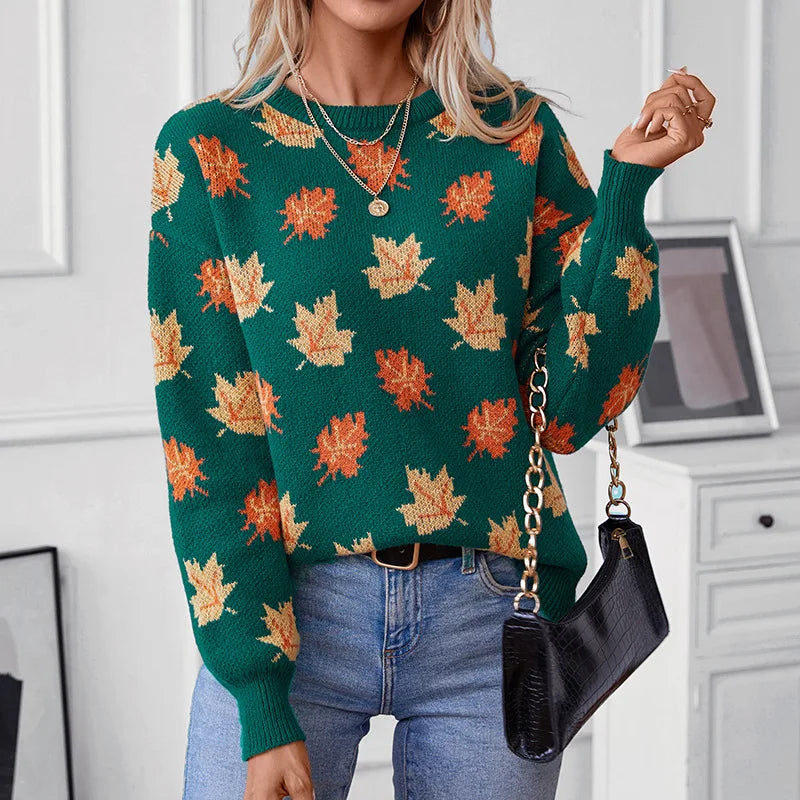 VERA MAPLE KNIT SWEATER