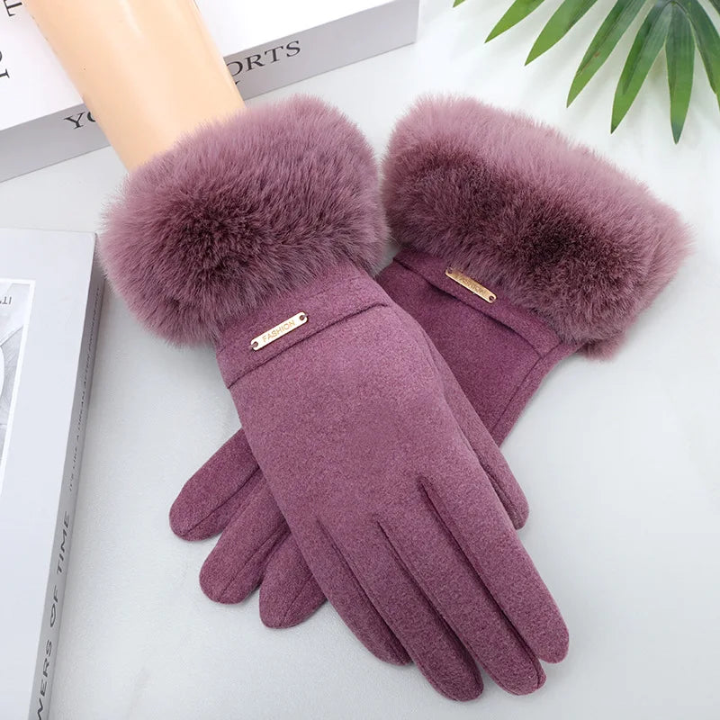 VICTROIA SIBERIAN FUR GLOVES