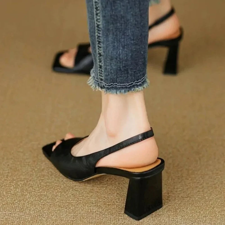 TERRA NOVA LEATHER HEELS