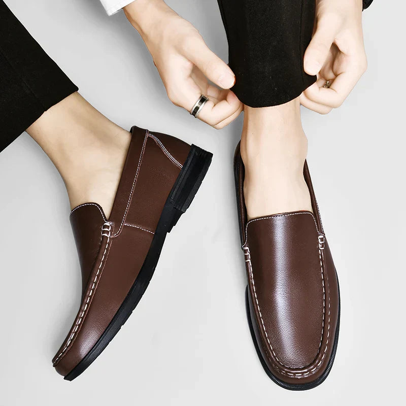 WESTON CLASSIC LEATHER LOAFERS