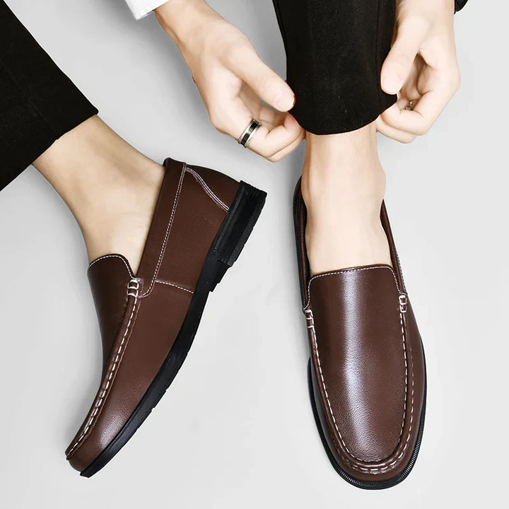 WESTON CLASSIC LEATHER LOAFERS
