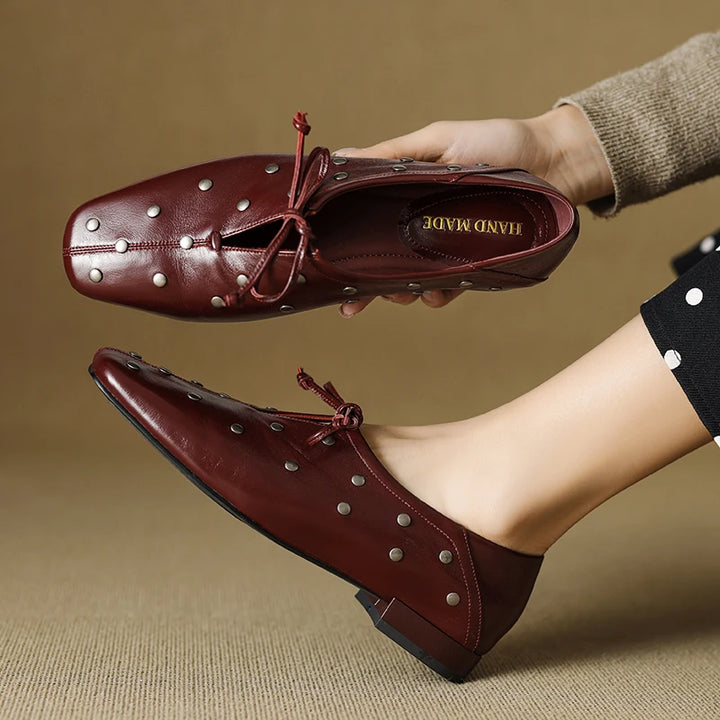 VICTORIA STUDDED LOAFERS