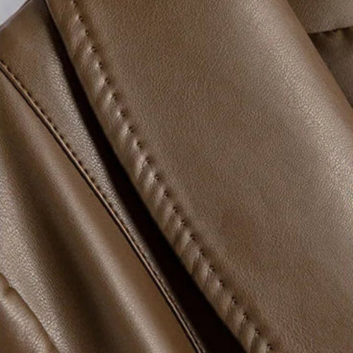 BOSS LADY LEATHER BLAZER