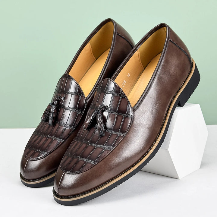 VARESE CROC LOAFERS