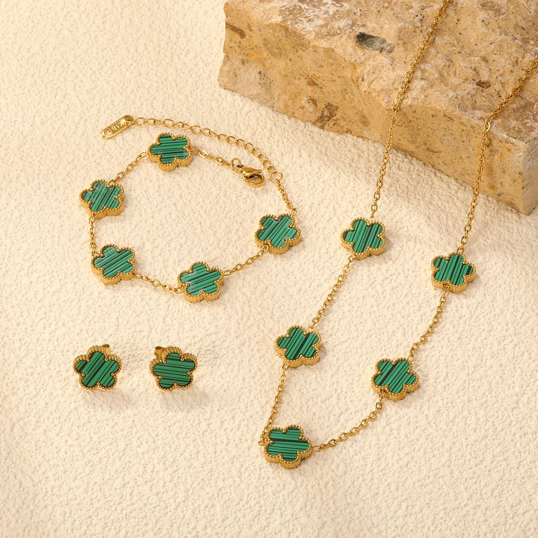 CELESTE FLORAL JEWELRY SET