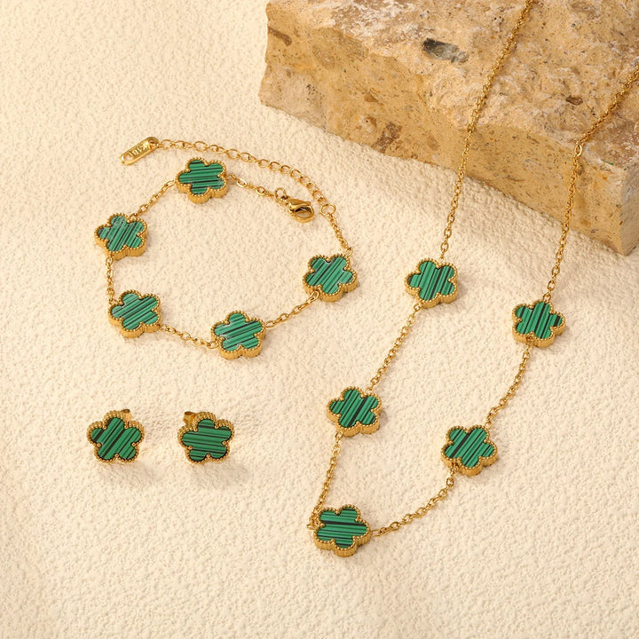 CELESTE FLORAL JEWELRY SET