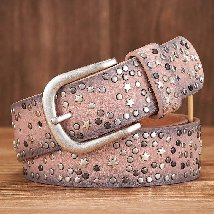 SIERRA STAR-STUDDED BELT