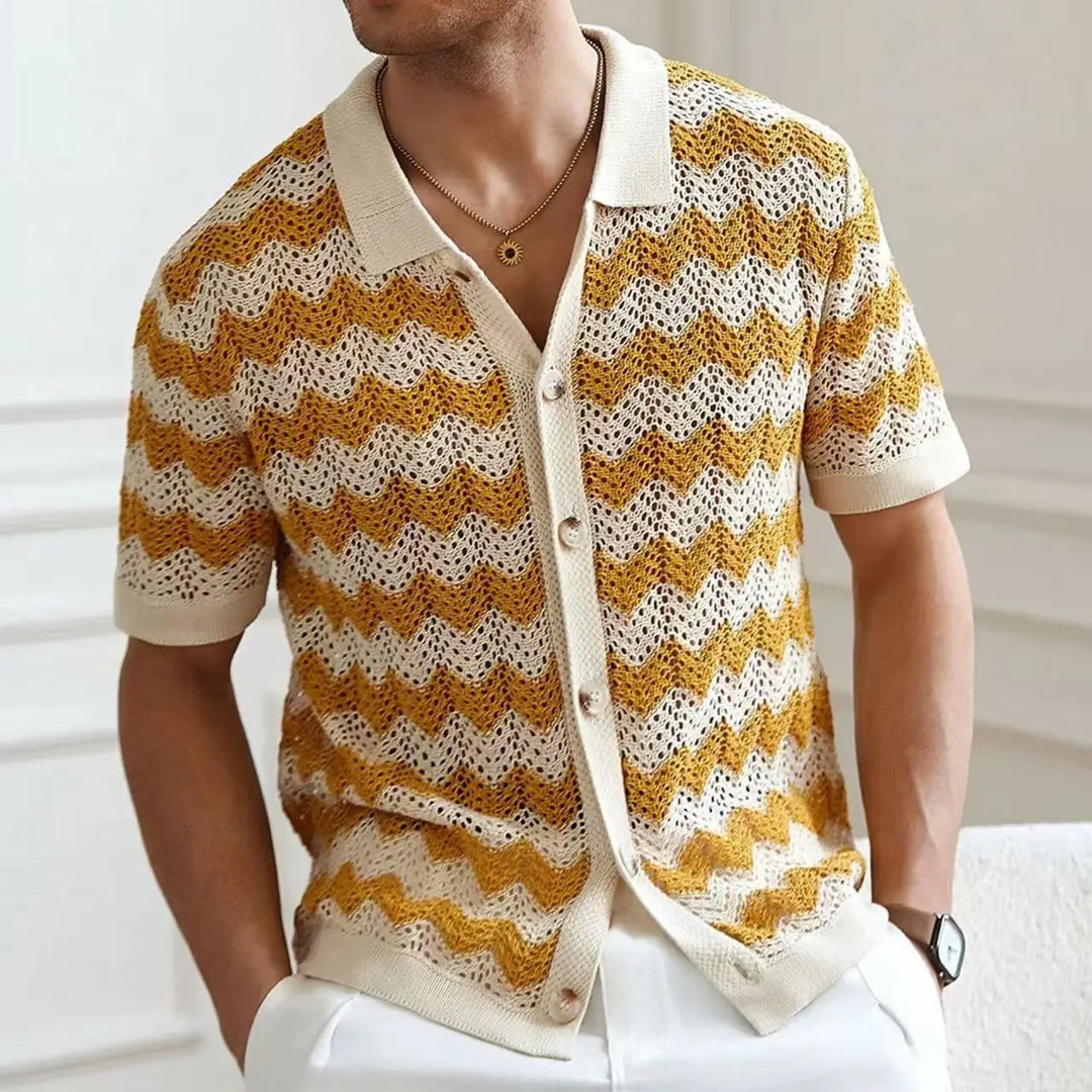 RIVIERA WAVE KNIT SHIRT