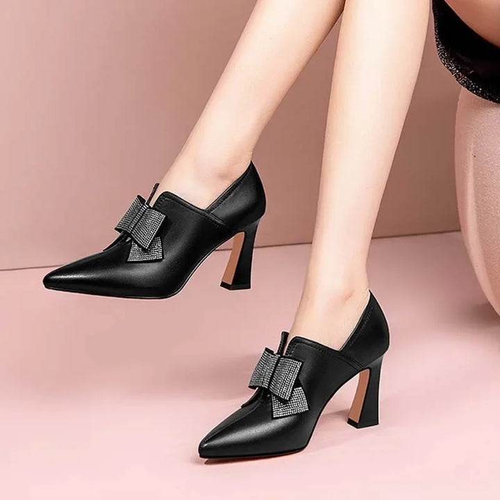 NOIR BELLE HEELS