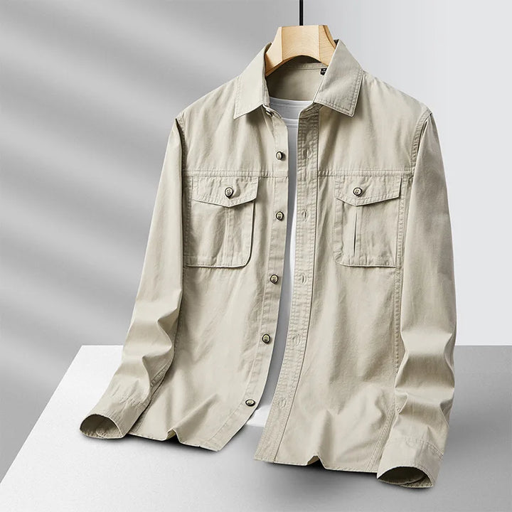LEVARO COTTON OVER SHIRT