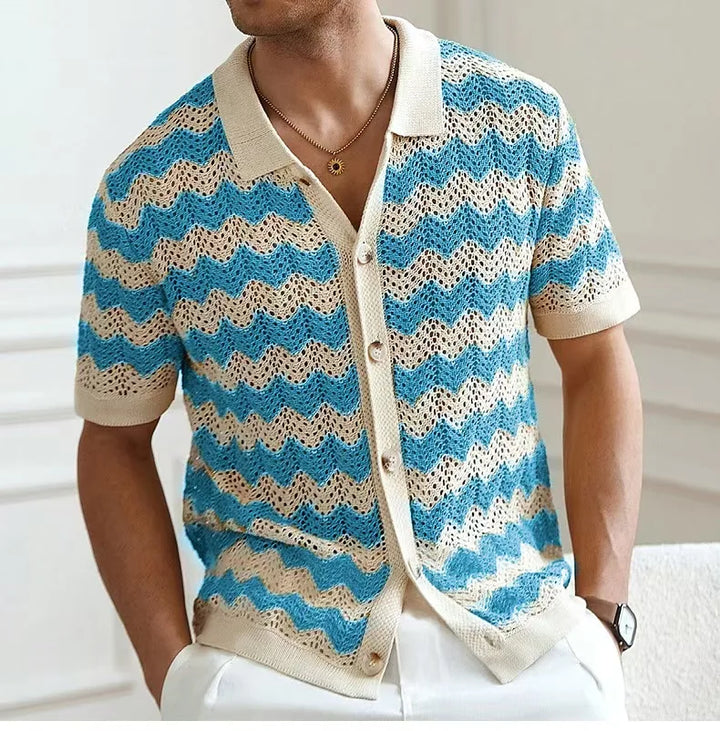 RIVIERA WAVE KNIT SHIRT
