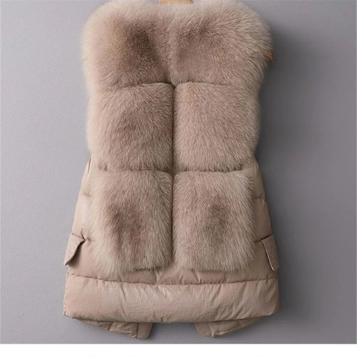 LUMIERE FUR TRIM VEST