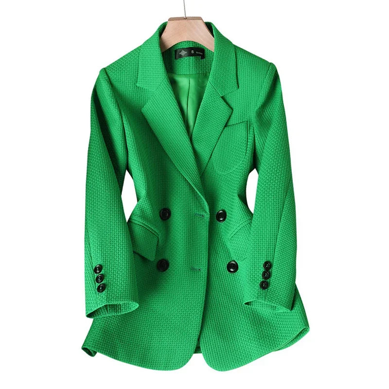 VICTORIA PLAID BLAZER