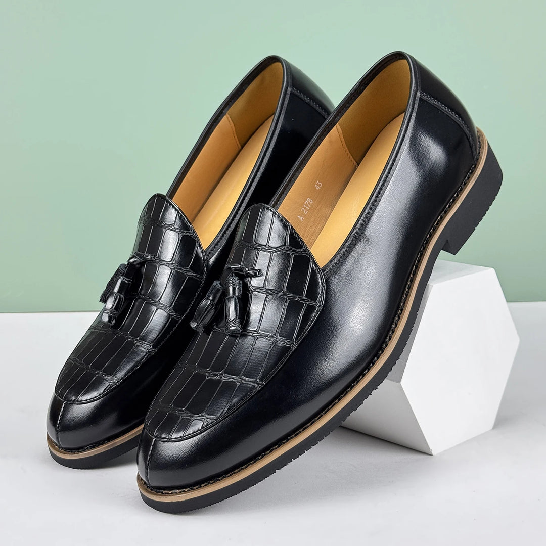VARESE CROC LOAFERS