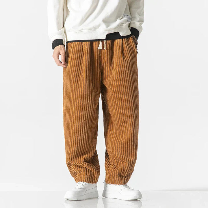 Plaid Poplin Sweatpants