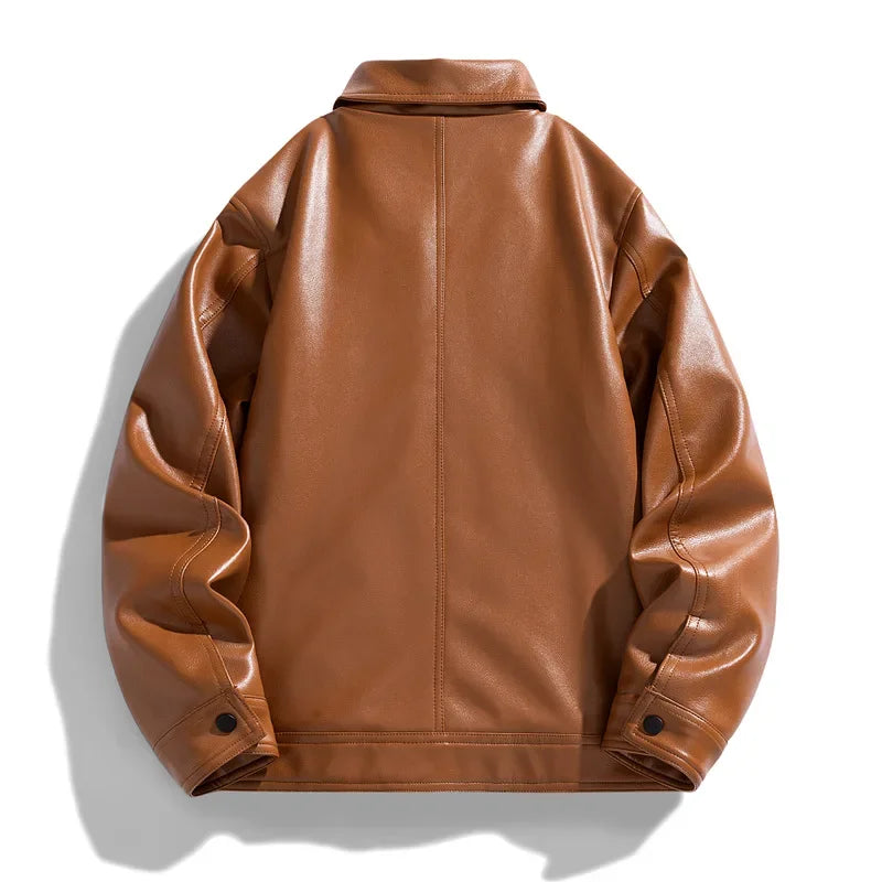 AURELIO TAN BOMBER JACKET
