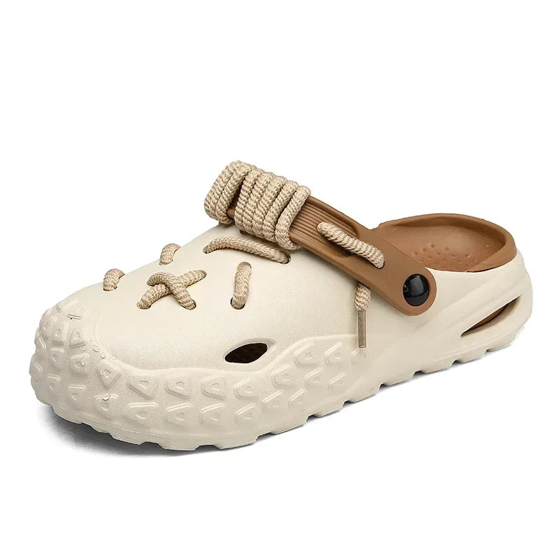 TITAN LACED CLOGS