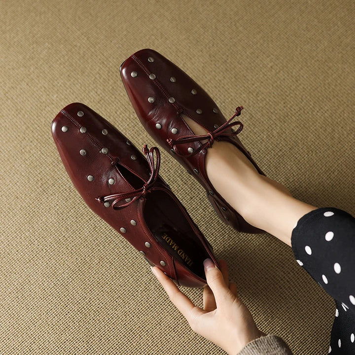 VICTORIA STUDDED LOAFERS