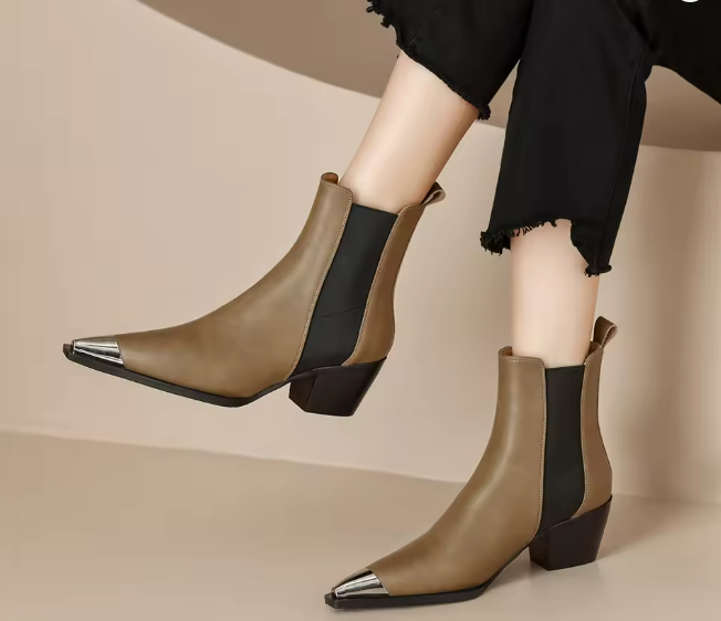ZOYA STILETTO LEATHER BOOTS