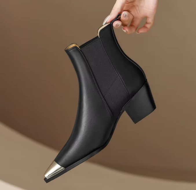 ZOYA STILETTO LEATHER BOOTS