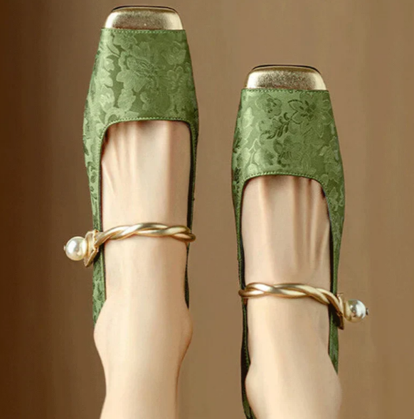 RIMINI PEARL STRAP HEELS
