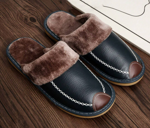 Coziette Premium Leather Slides