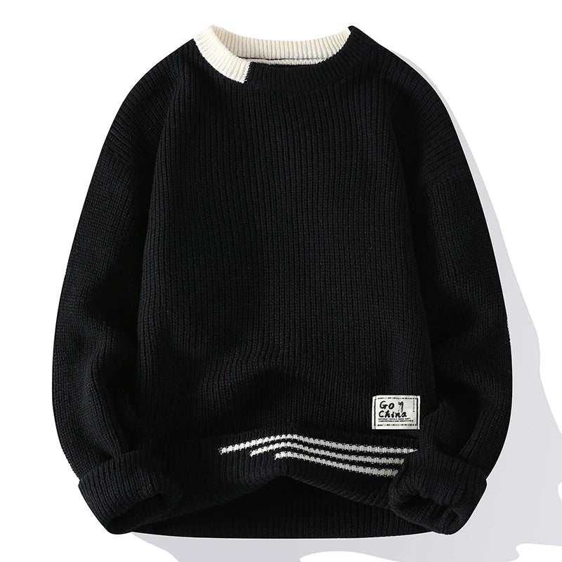 IVORY RIDGE KNIT SWEATER