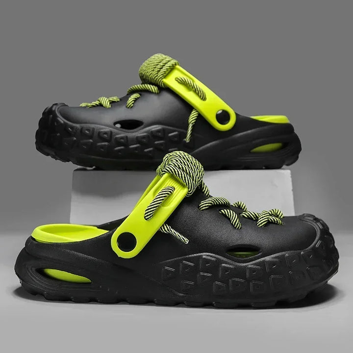 TITAN LACED CLOGS