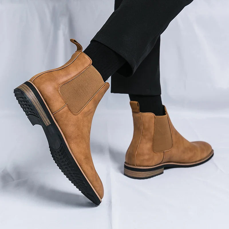 MARKSEN CHELSEA LEATHER BOOTS