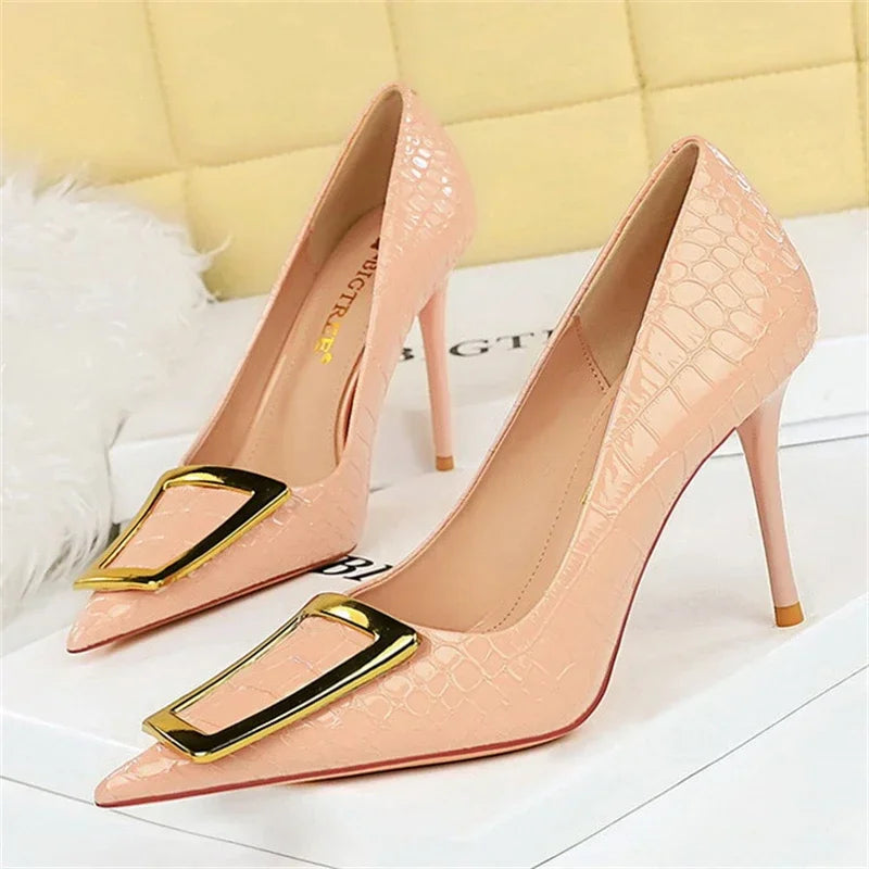 AURORA POINTED HIGH HEELS